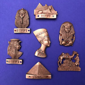 Fridge magnet - metallic effect